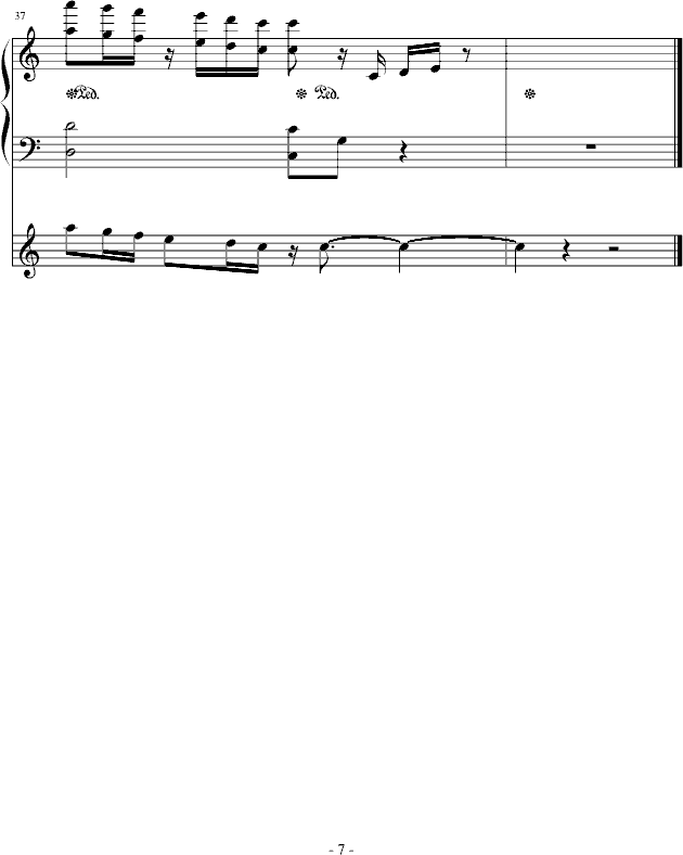 Loving you-(伍思凯钢琴伴奏版)-钢琴谱(钢琴曲)-张靓颖7