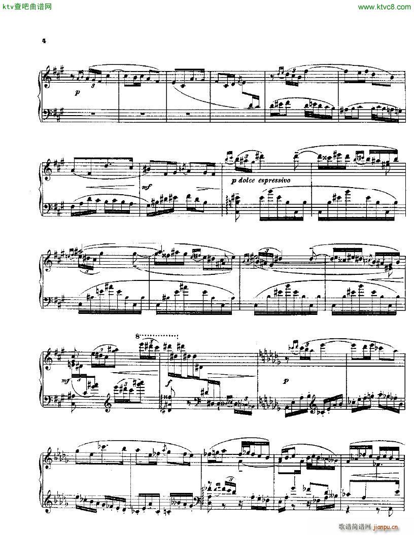 Balakirev Piano Sonata In B Flat Minor3