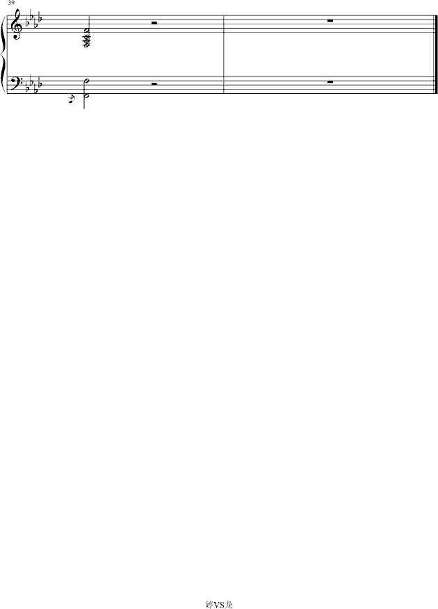 忧伤与快乐（忧伤还是快乐）-钢琴谱(钢琴曲)-F.X.TVS天心琴3