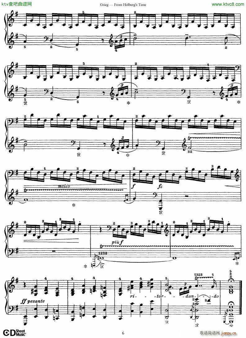 Grieg From Holberg s Time 1 56