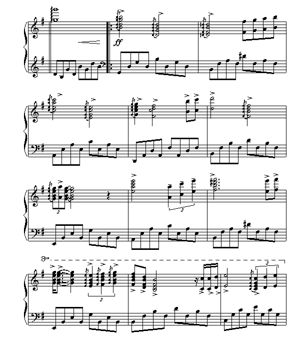 星空-钢琴谱(钢琴曲)-克莱德曼2