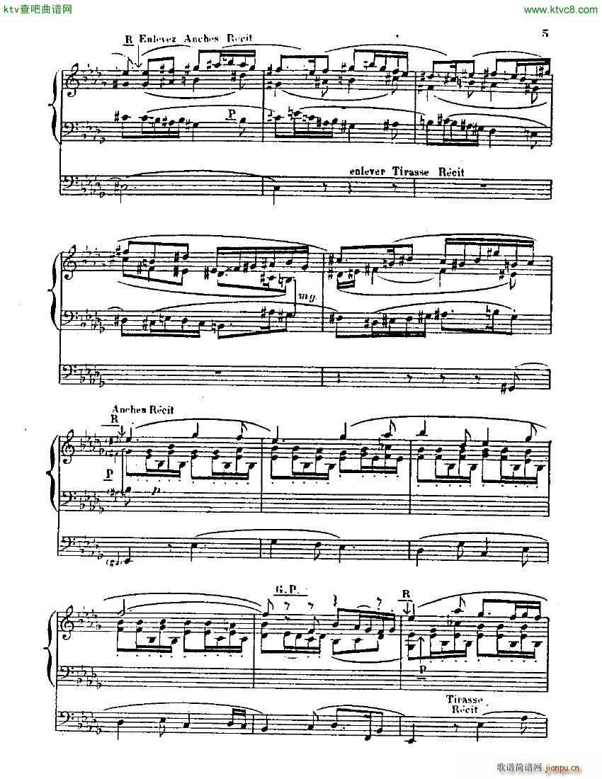 Blin Rene Symphonie mvt 1 solo organ5