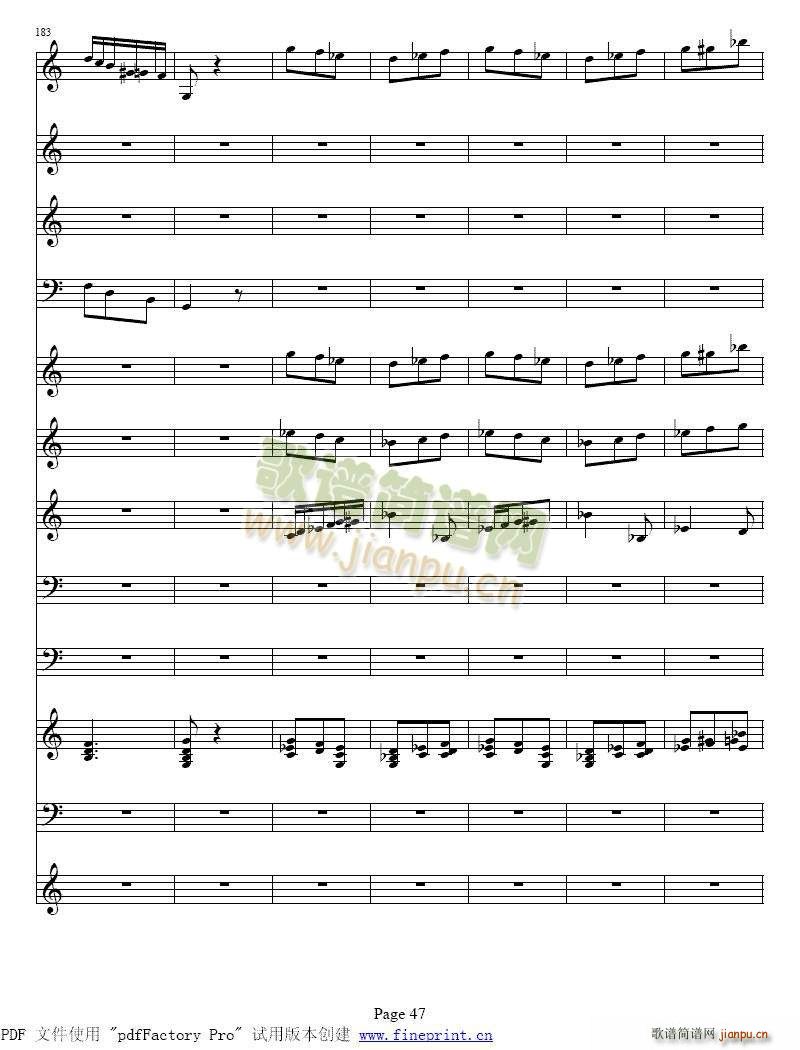 维瓦尔蒂 四季 冬 小提琴协奏曲41 487