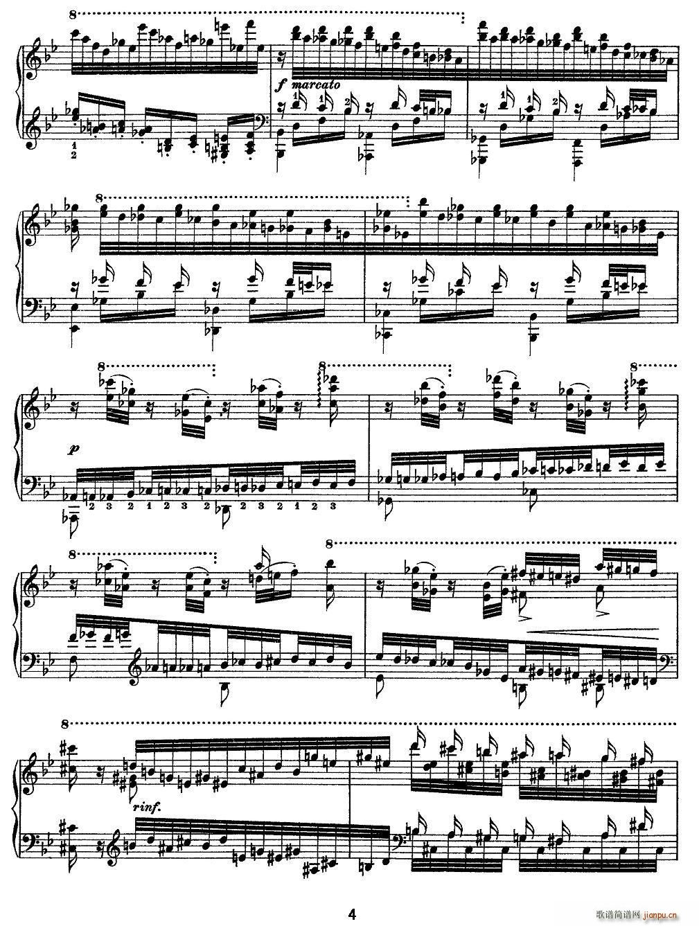 12首超级技巧练习曲 Feux Follets（鬼火）4