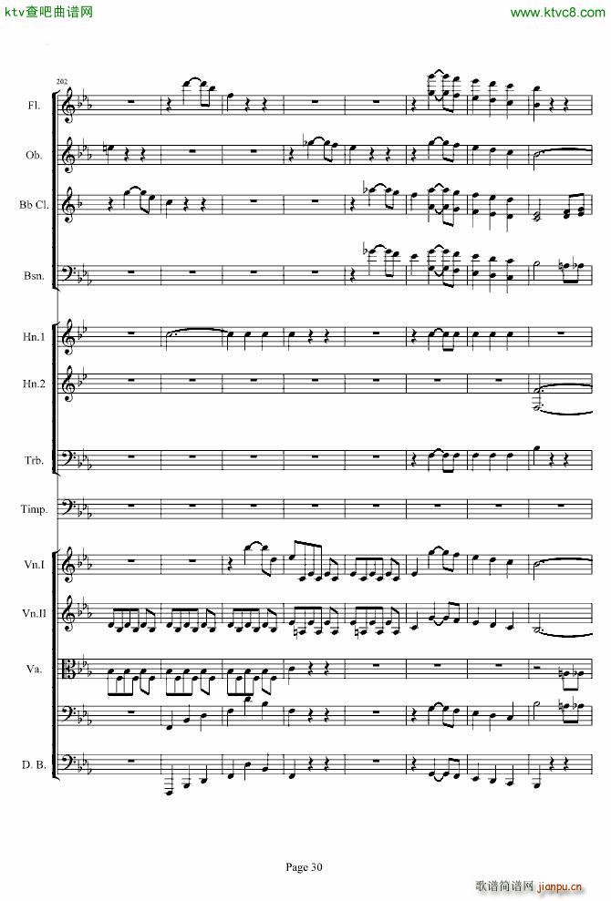 第三交响曲第一乐章_贝多芬30