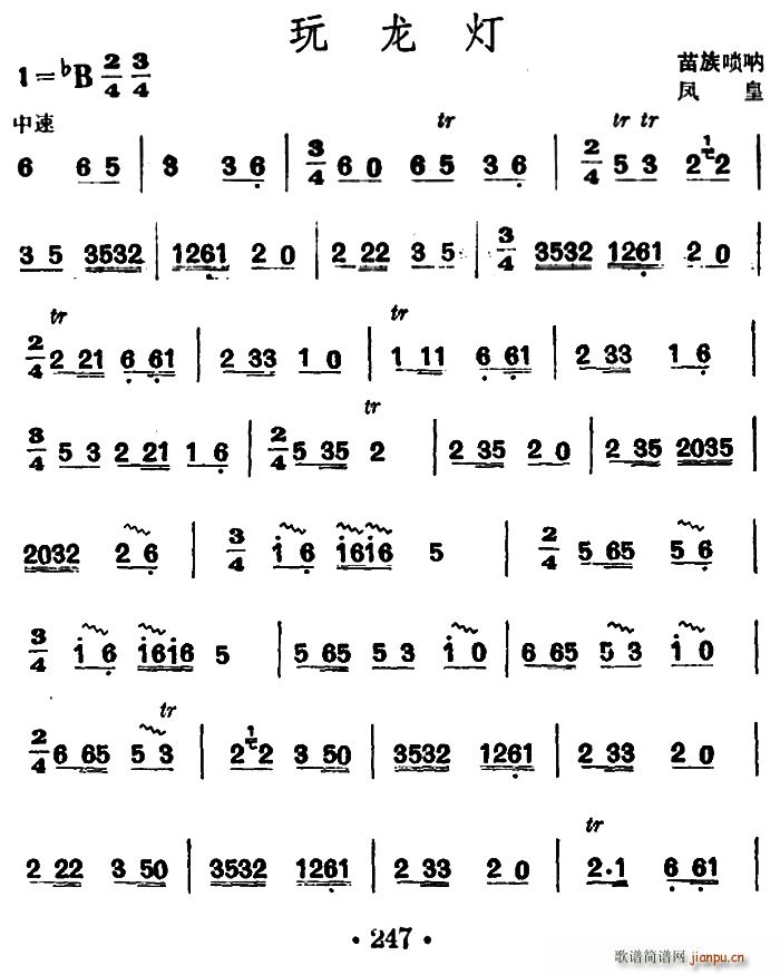 玩龙灯(苗族唢呐)1