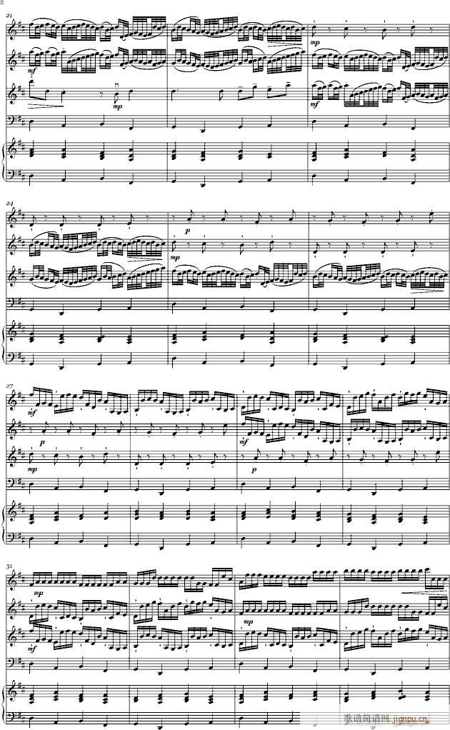 卡农D大调原版_帕赫贝尔-Pachelbel2