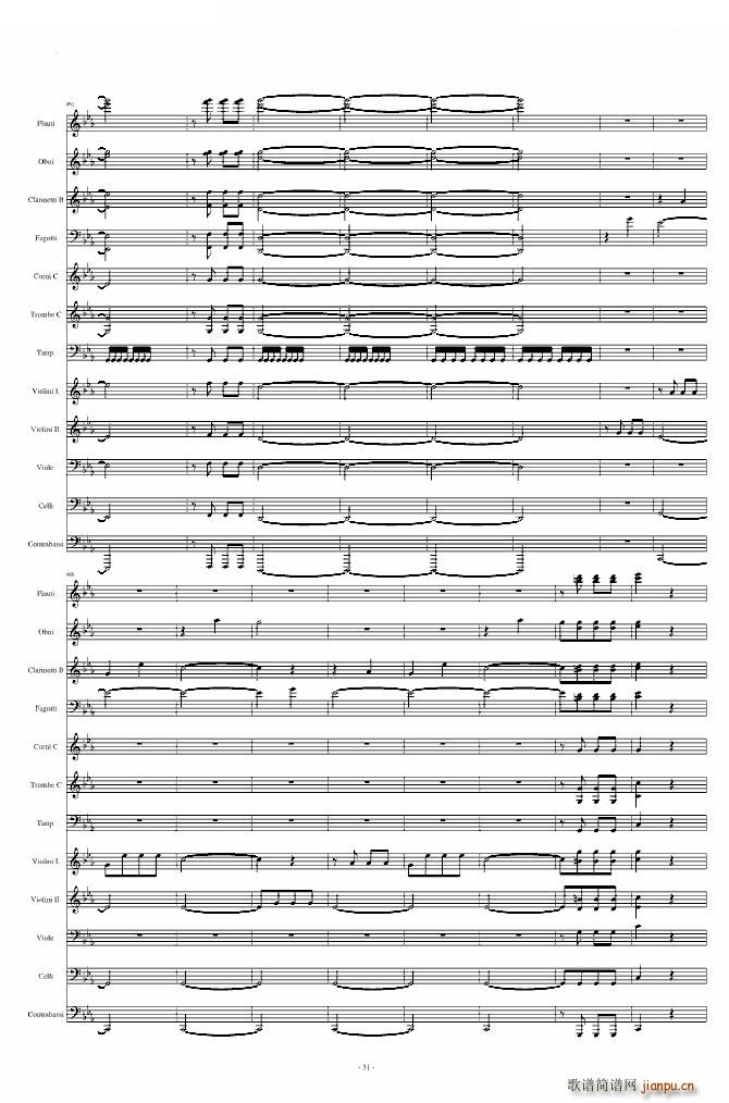 命运交响曲（潦草）_贝多芬 beethoven31