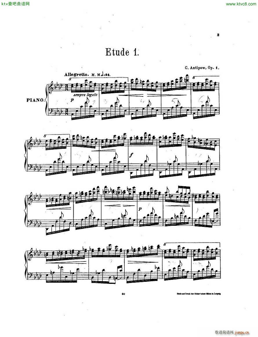 Antipov op 1 Trois Etudes2
