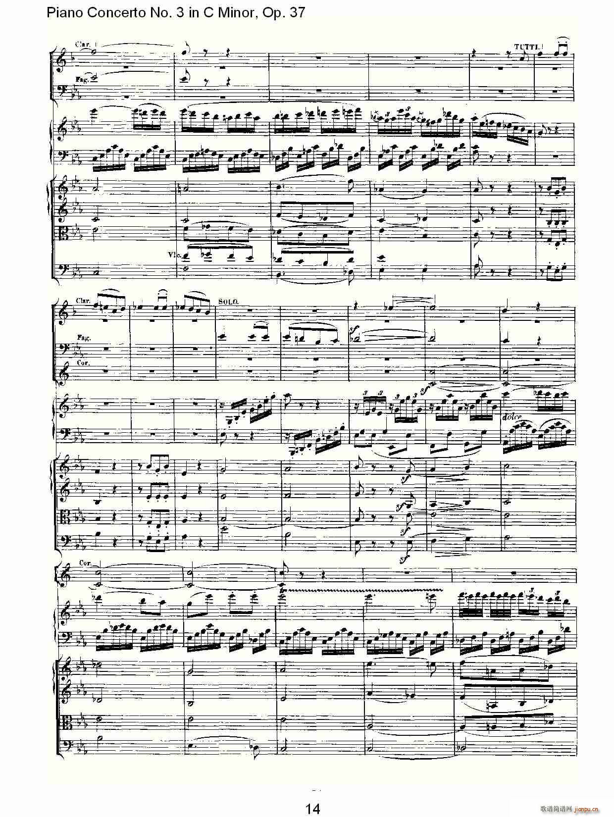 C小调钢琴第三协奏曲 Op.37  第三乐章14