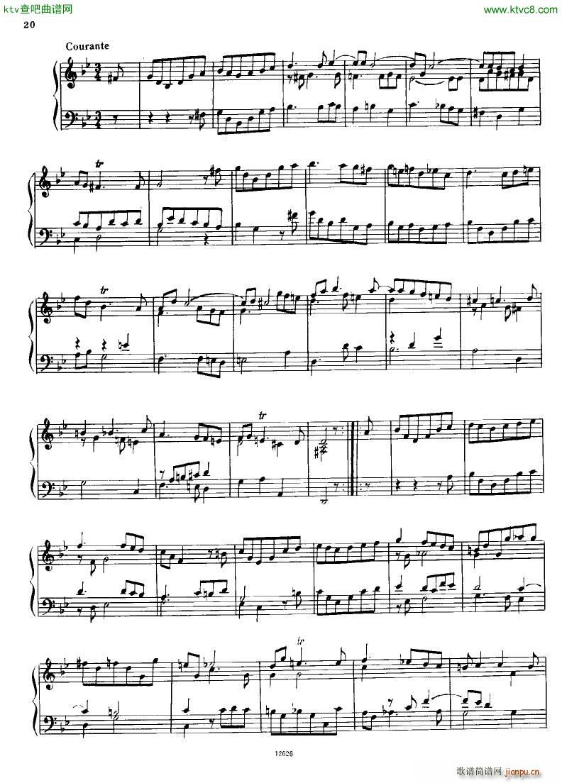 H ndel 1 Suiten for Piano Book 220