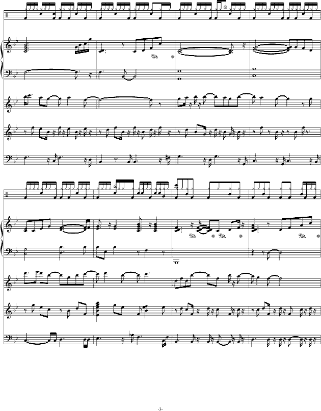 献给自己的生日-钢琴谱(钢琴曲)-swenl3