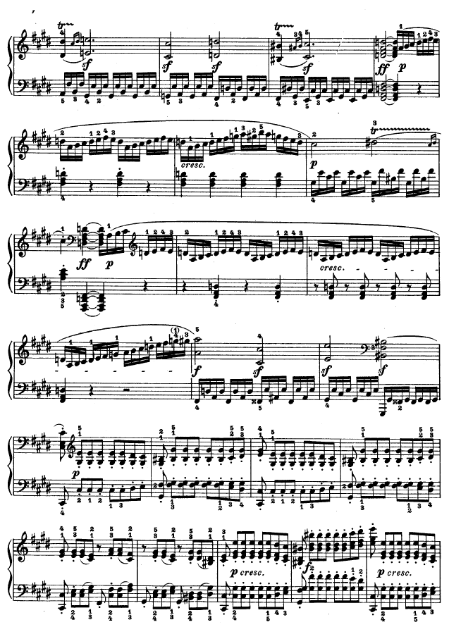 第十四钢琴奏鸣曲-《月光曲》-（Op.27 No.2）-钢琴谱(钢琴曲)-贝多芬-beethoven11