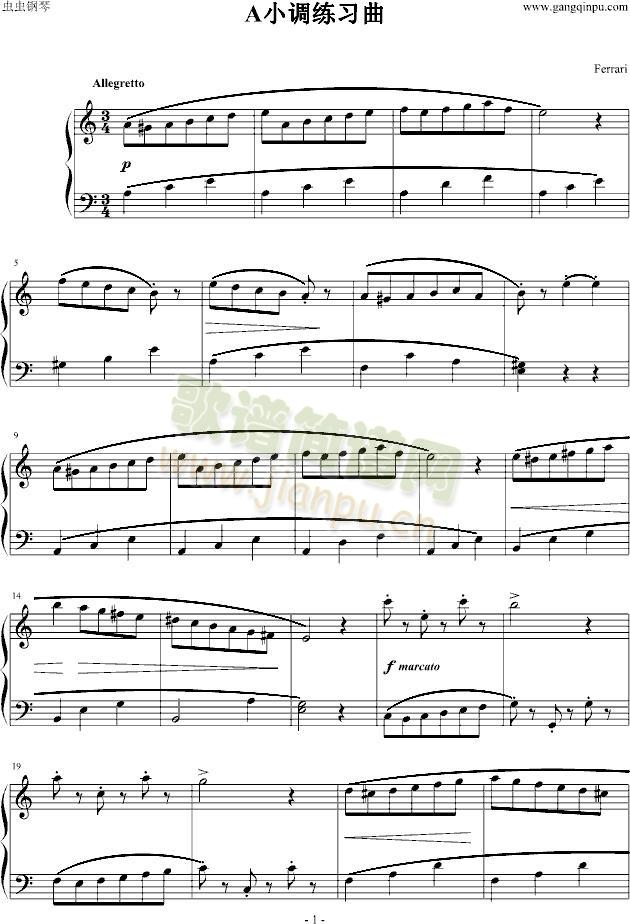 A小调进行曲1