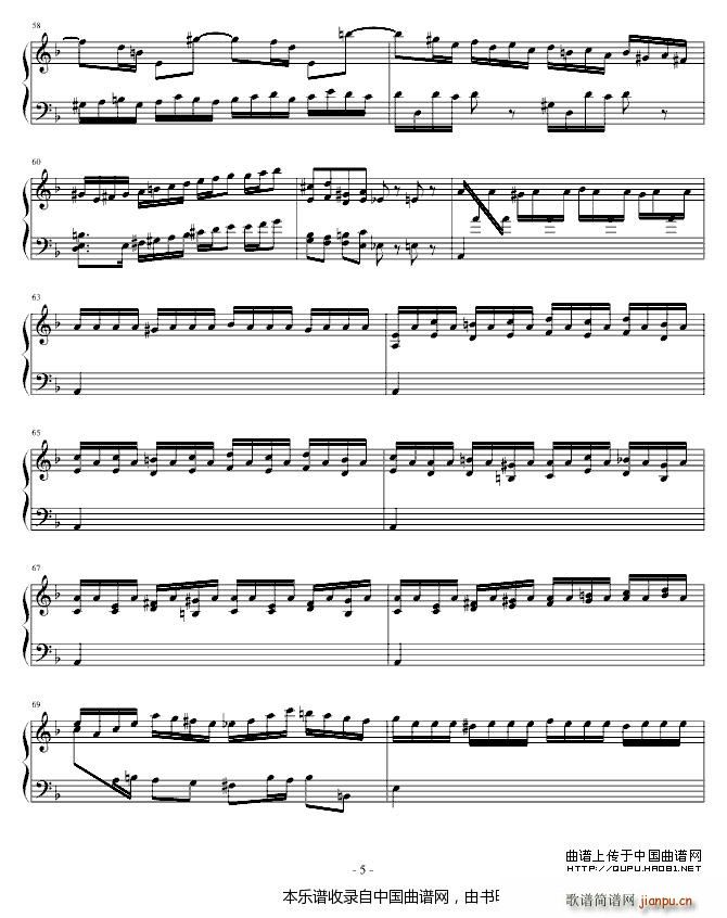 Concerto（巴赫第一键盘乐协奏）5