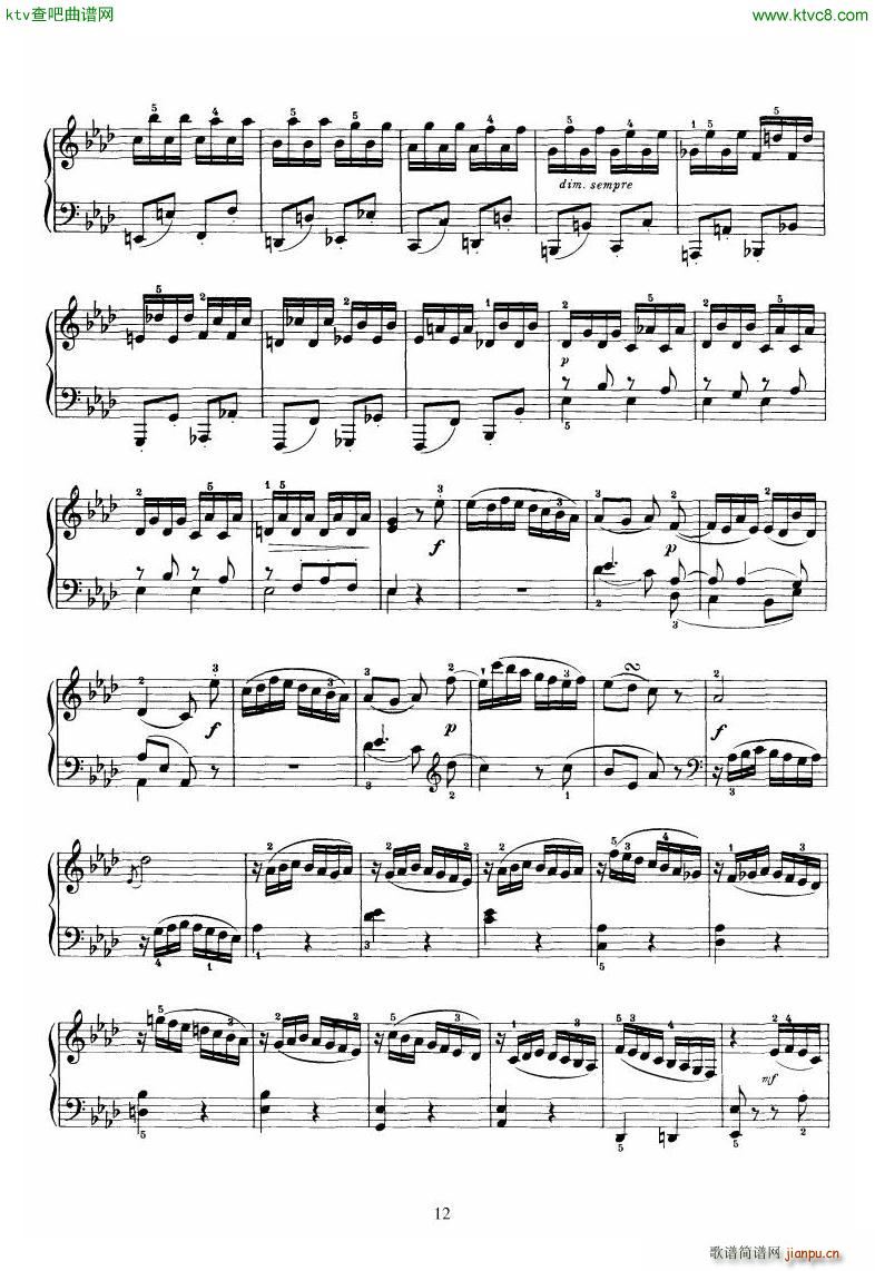 Piano Sonata No 46 in Ab12