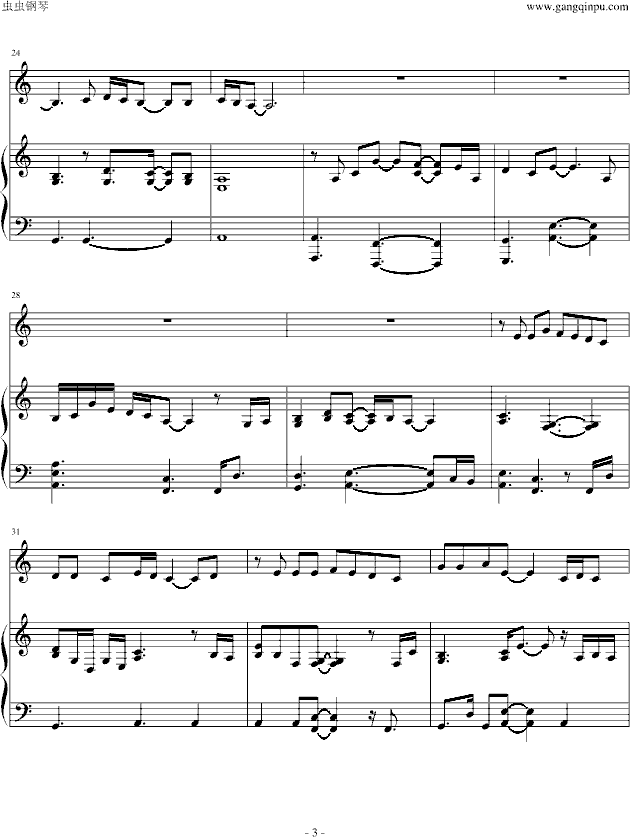 listen to your heart（弹唱版） -钢琴谱(钢琴曲)-DHT3
