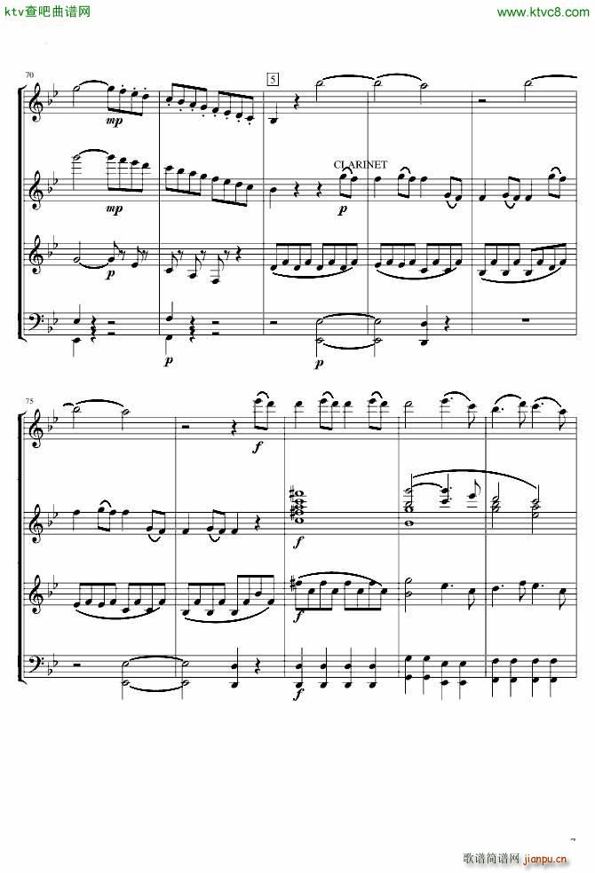 莫扎特g小调第40交响曲第一乐章 电子琴_莫扎特7