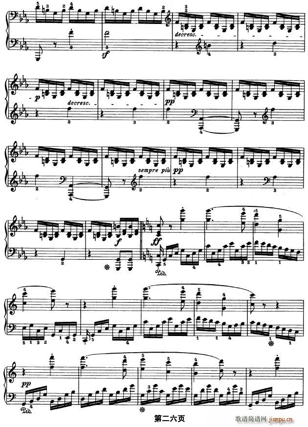 SONATE OP.53（第二十一钢琴奏鸣曲）26