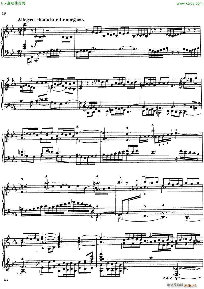 Bach JS BWV 552 Prelude and Fugue in Eb arr Busoni18