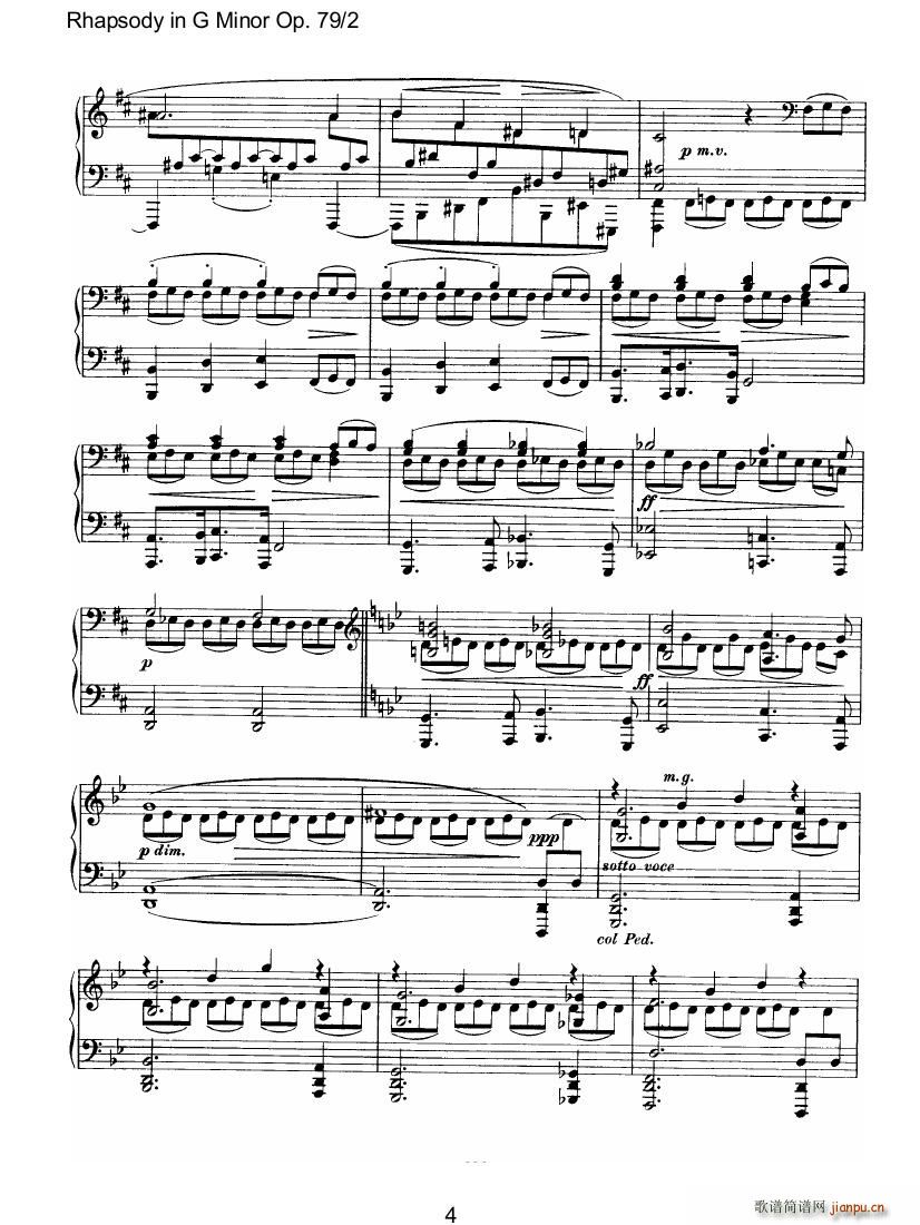 Brahms Rhapsody Op79 24