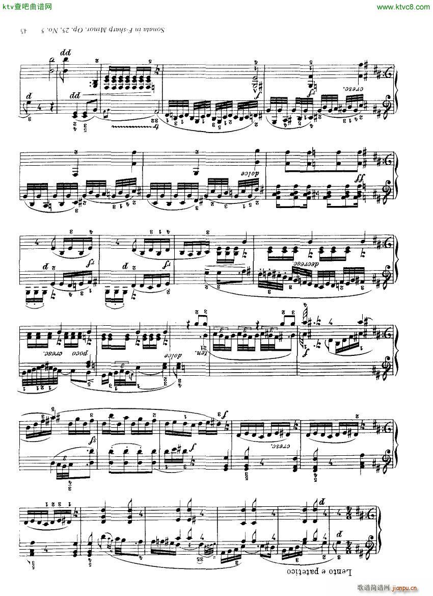 Clementi 25 5 Sonata Fsharp minor2