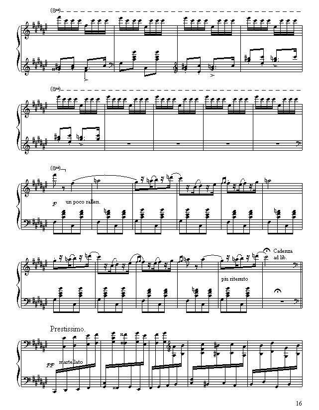 匈牙利狂想曲第二号-钢琴谱(钢琴曲)-李斯特16