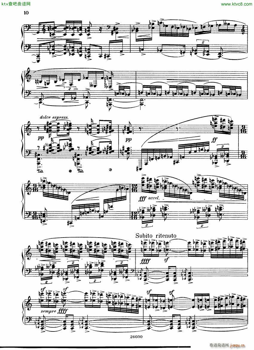 Bentzon op 10 Toccata8