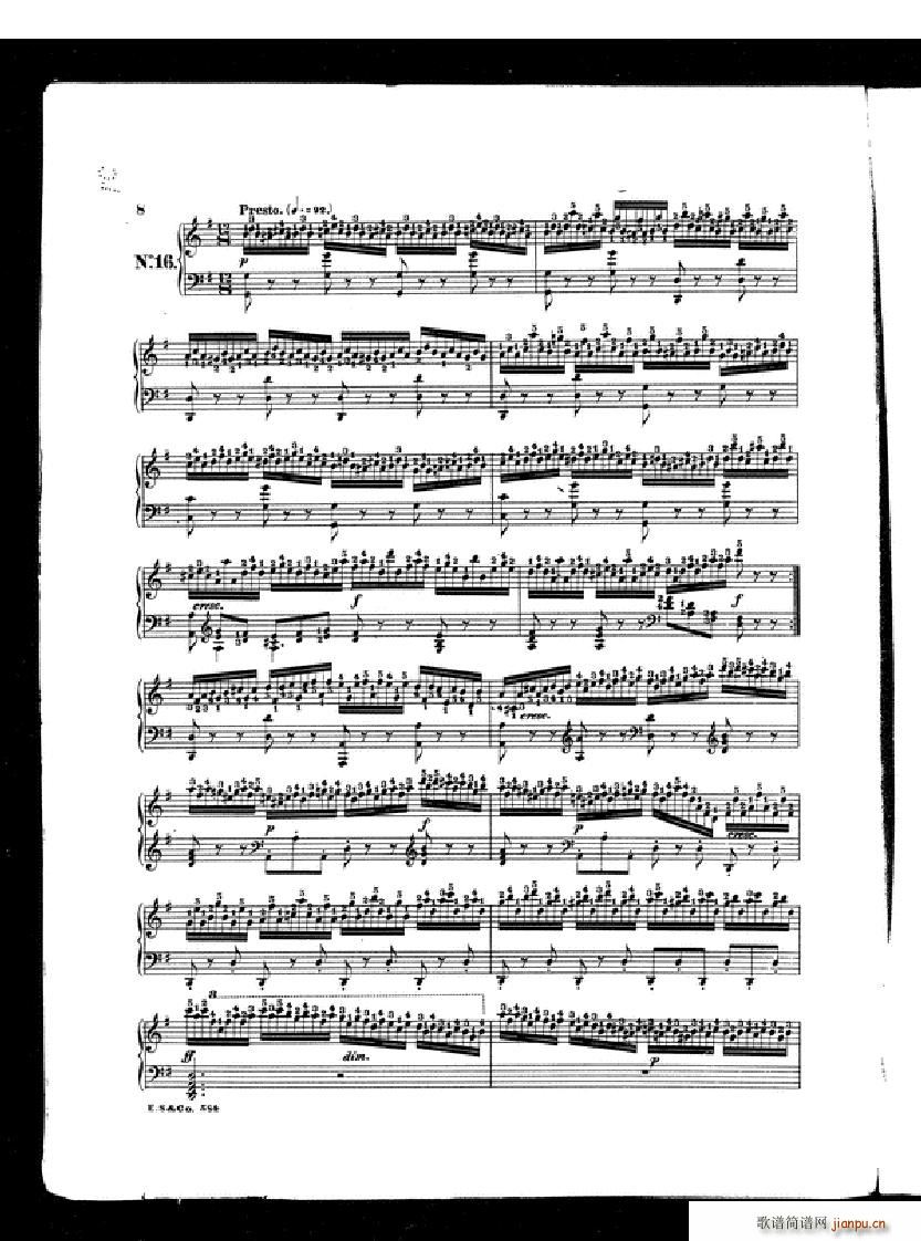 Czerny School of Velocity book 2 Op 2997