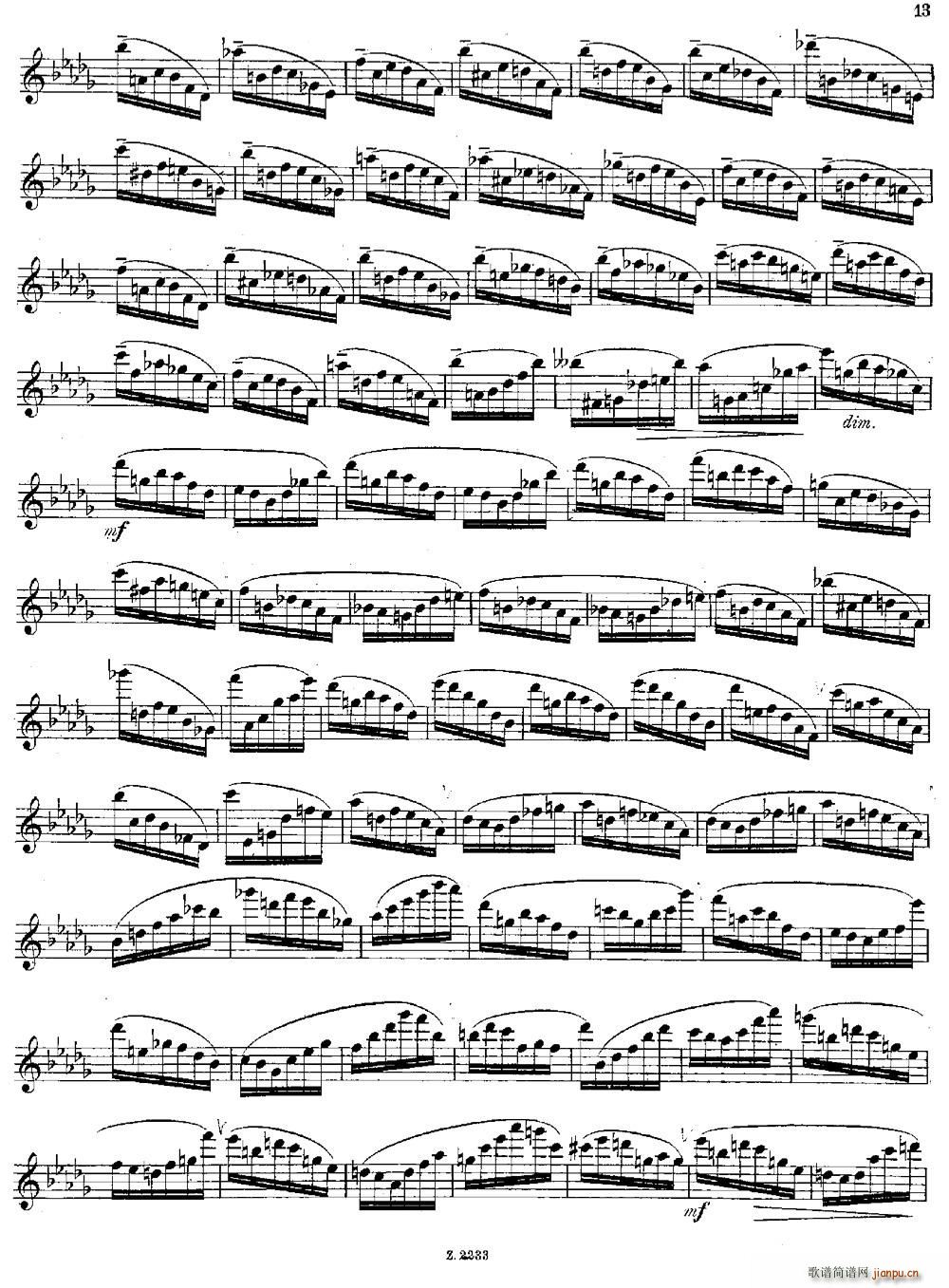 Schule der Virtuosit?t Op 60（15） 长笛3