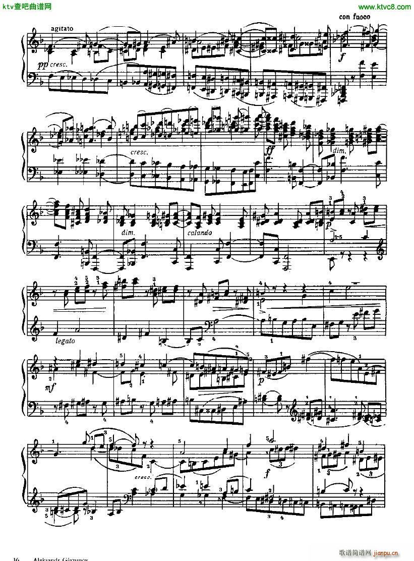 Glazunov Prelude and Fugue in D minor op 626