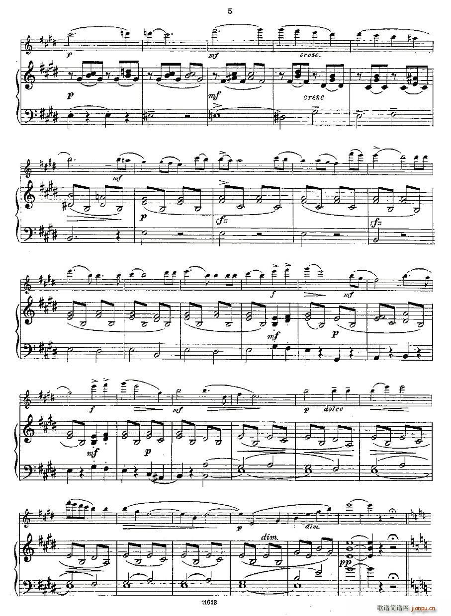 Opern-Transcriptionen.Op.45-1（长笛+钢琴伴奏）5