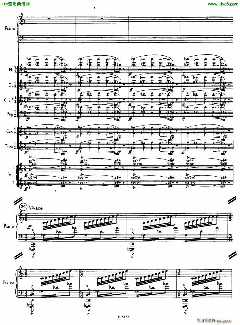 Fiser concerto da camera for piano full score25