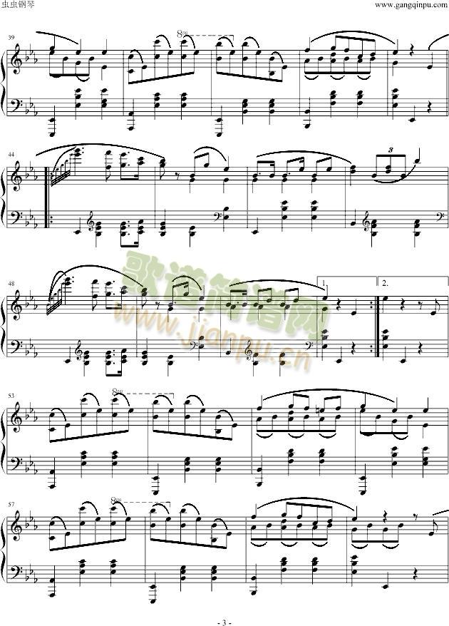 肖邦-chopin  降E大调圆舞曲3