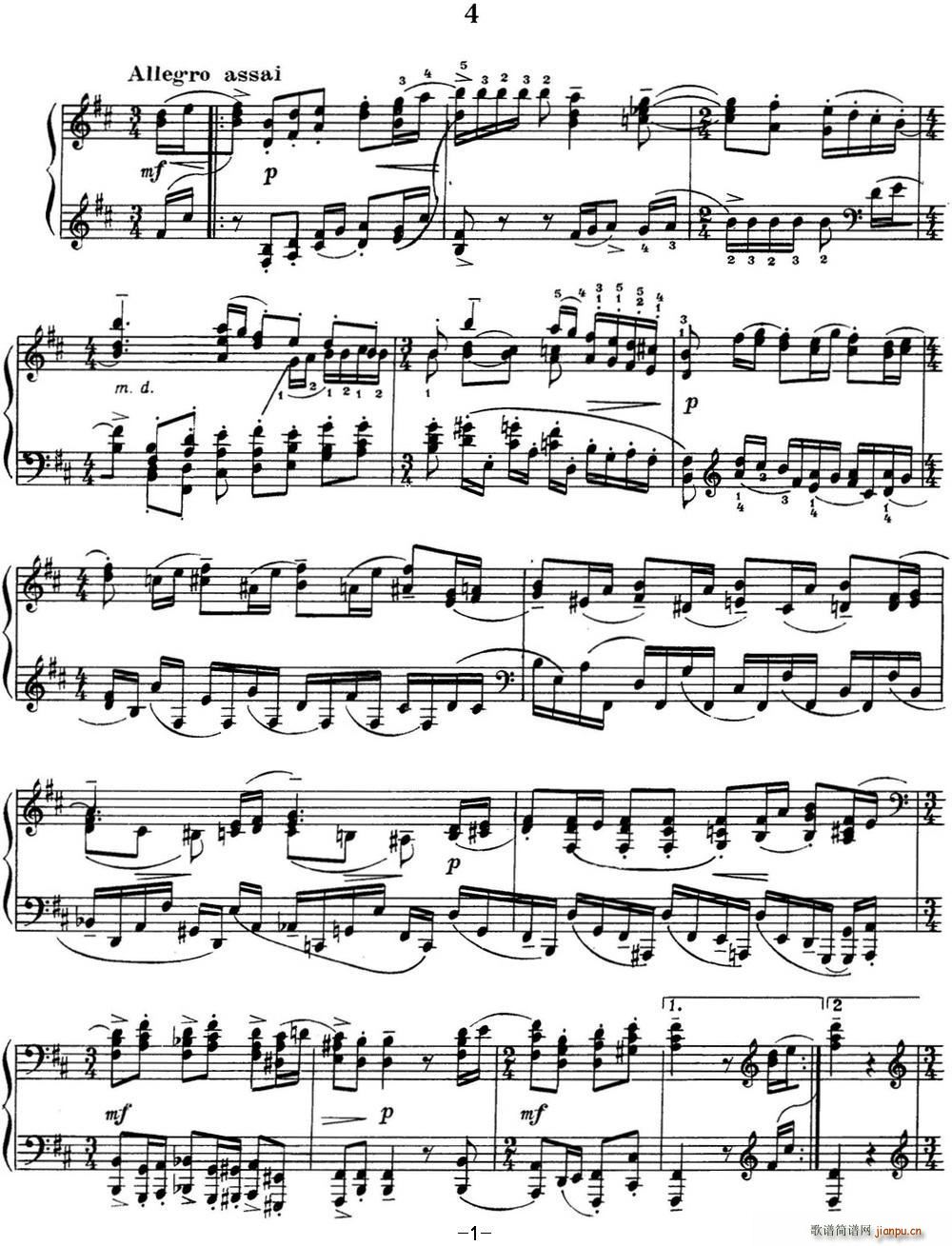 拉赫玛尼诺夫 音画练习曲12或13 Etudes tableaux Op 39 No 41