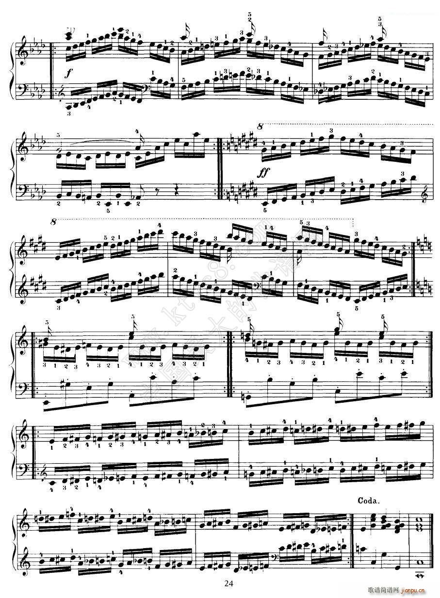 Czerny - 40 Daily Exerci Op 337（20―25）（40首日常训练曲）2