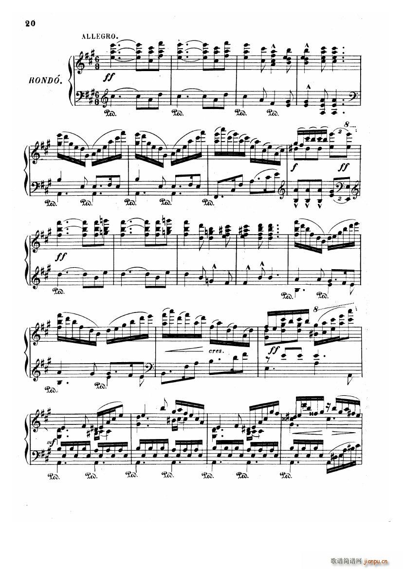 Albeniz op 72 Piano Sonata no 420