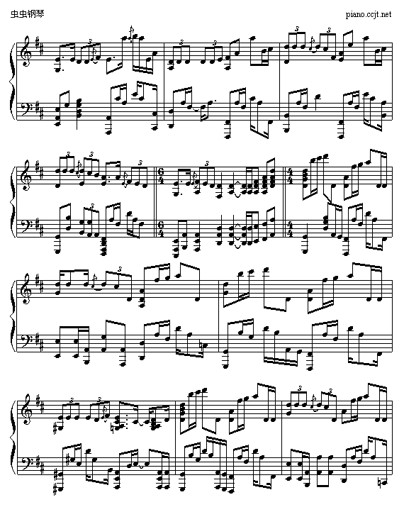爱的代价-钢琴谱(钢琴曲)-张艾嘉3