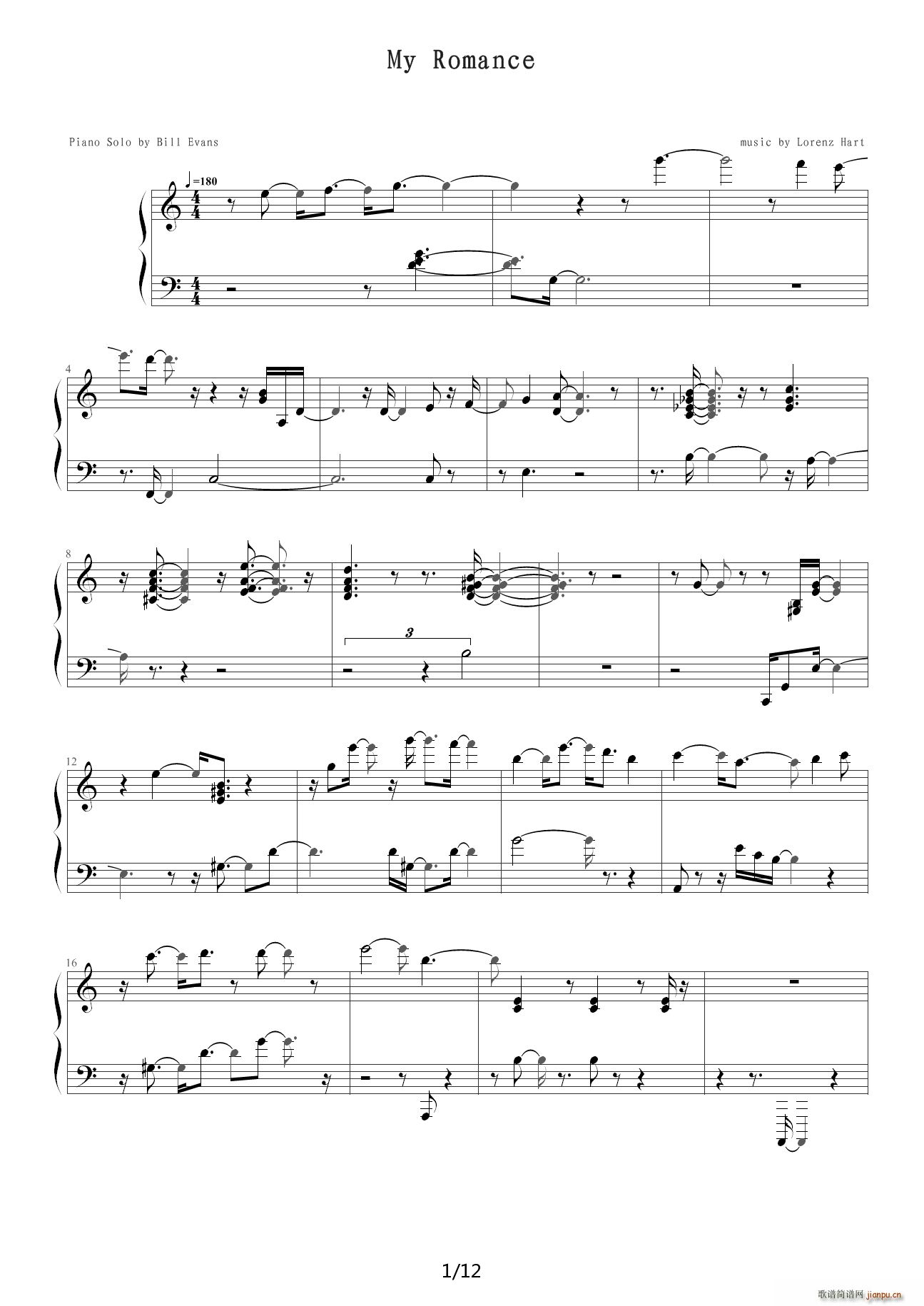 My Romance C调1