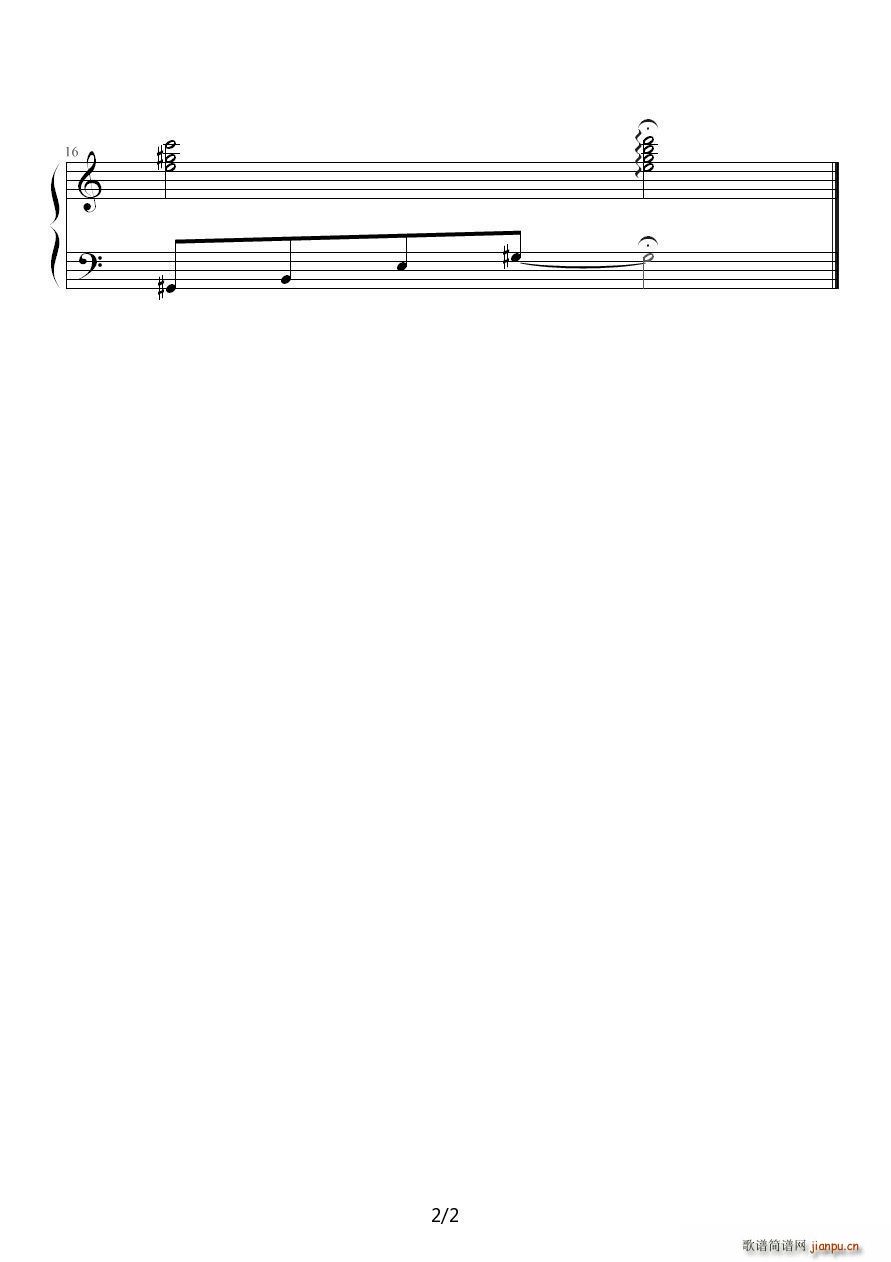 Silent Jealousy（前奏部分）2