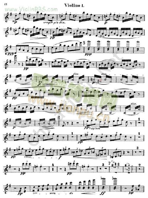 Symphony No.9 in E Minor. Op.95 (New World)第一小提琴11