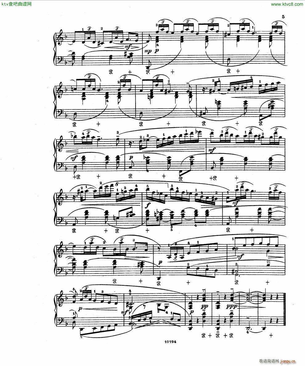 Fuchs Robert Improvisation pour clavier op 113