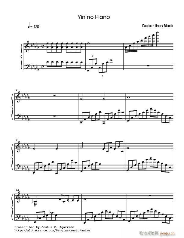 yin no piano_黑之契约者1