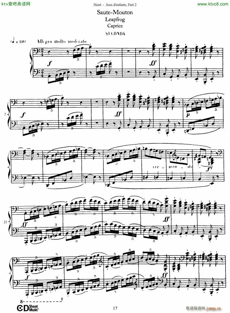 Bizet Jeaux d Enfants Part II18