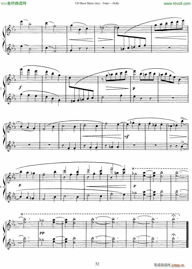 Fauré op 56 Dolly Suite33