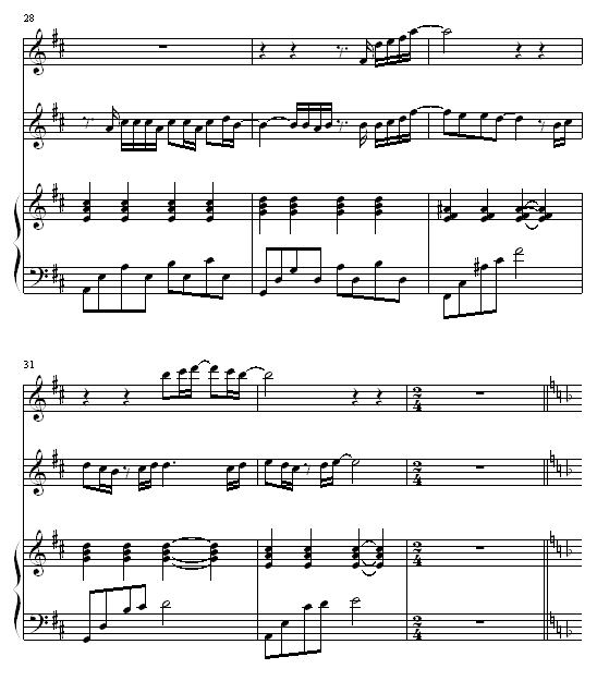 Just one last dance-钢琴谱(钢琴曲)-Sarah Connor4