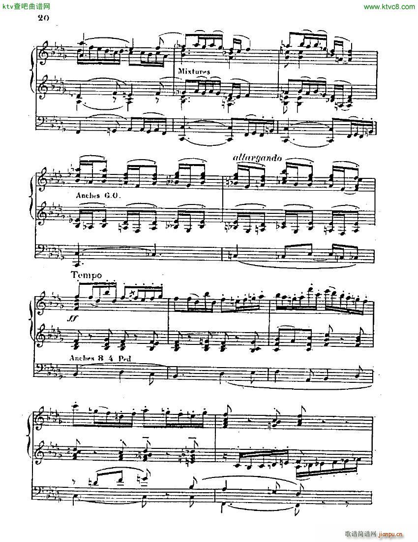 Blin Rene Symphonie mvt 1 solo organ20