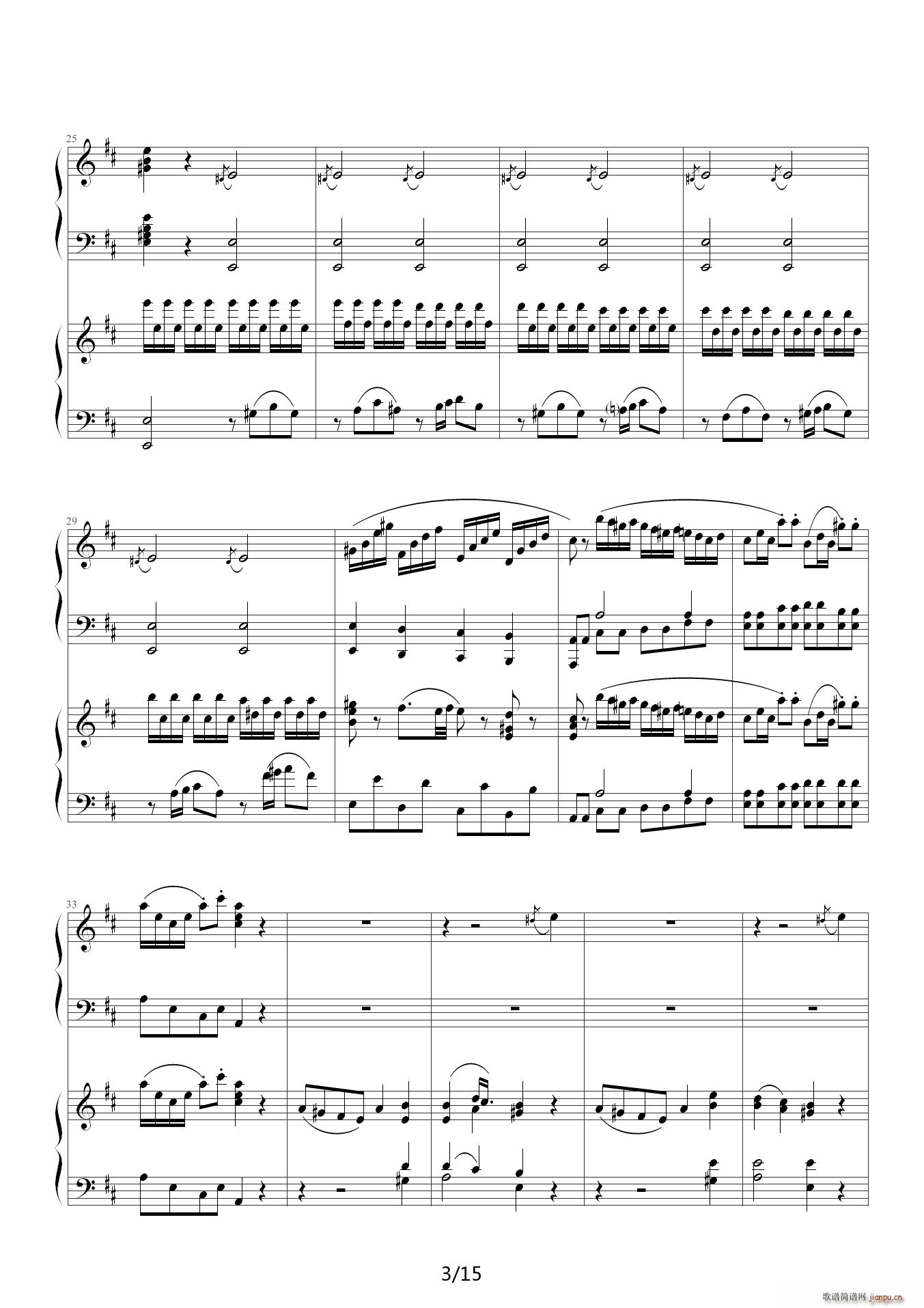 莫扎特D大调双钢琴奏鸣曲K448第一乐章3