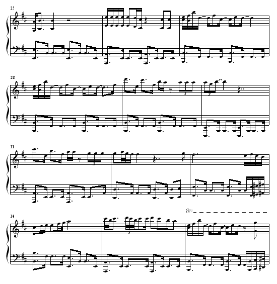 卡萨布兰卡-钢琴谱(钢琴曲)-欧美日韩3