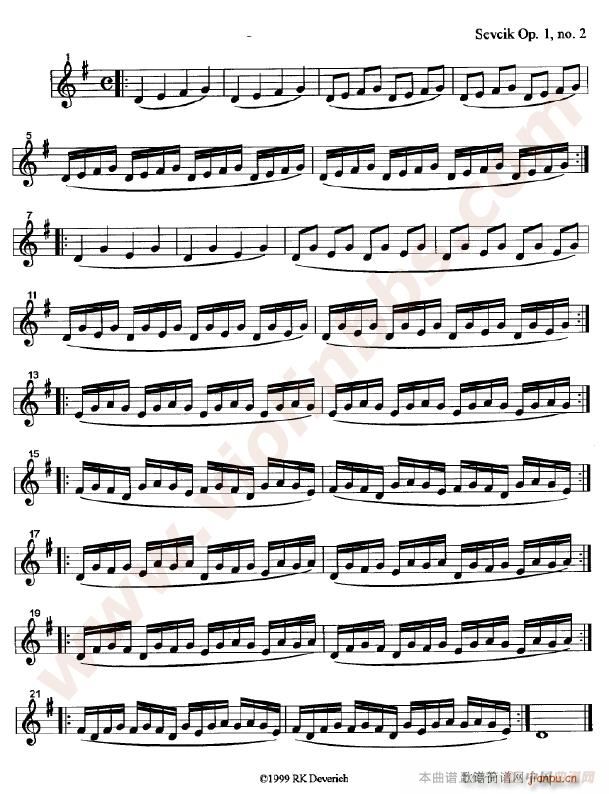 训练左手手指的颗粒性练习曲11